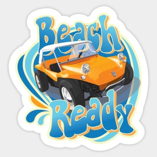 Beach ready buggy in Orange Sticker